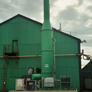 H2S Packed-tower scrubber